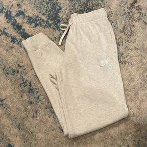 Tan nike joggers size xs